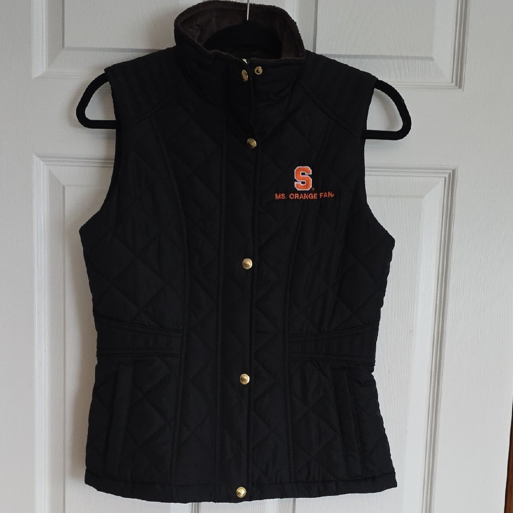 Weatherproof Black and Gold Vest